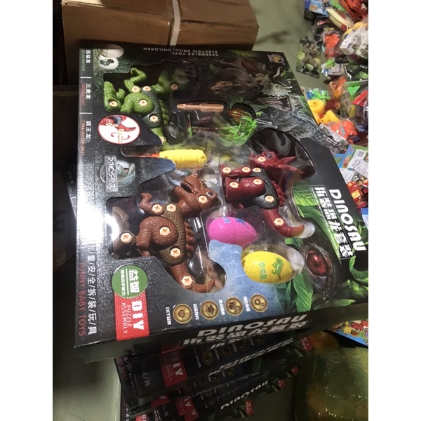 Bộ khủng Long tháo ráp kèm trứng hàng chuẩn