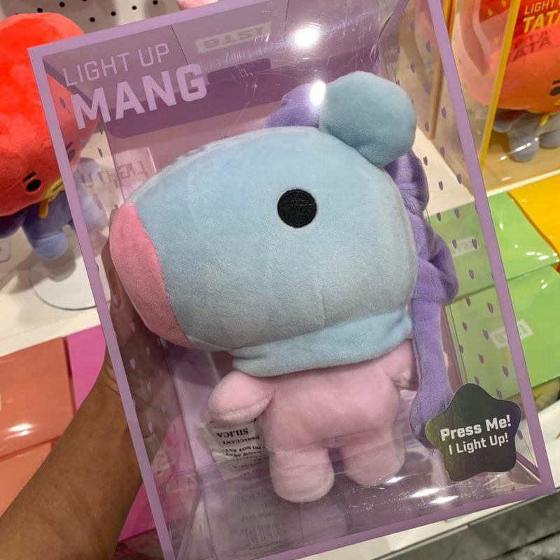 Standing doll BT21 - phiên bản phát sáng hai má hồng