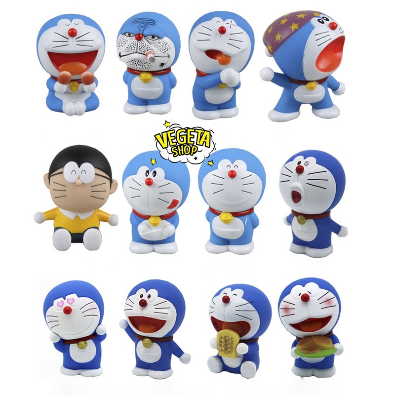 Đồ chơi mô hình Doraemon Stand By Me - Mèo ú Doremon cánh cửa thần kỳ bánh rán Nobi Nobita đa sắc thái trang trí