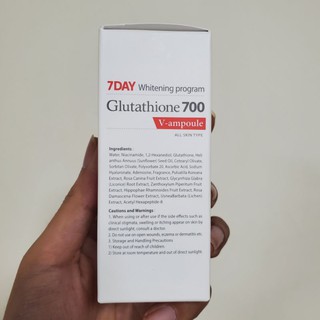 Tinh Chất  Angel's Liquid 7 Day Whitening Program Glutathione 700 V-Ample