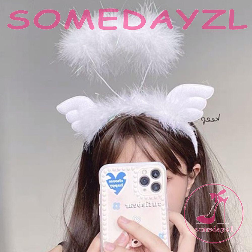 Băng Đô Hóa Trang Thiên Thần DIY Đơn Giản Dành Cho Nữ