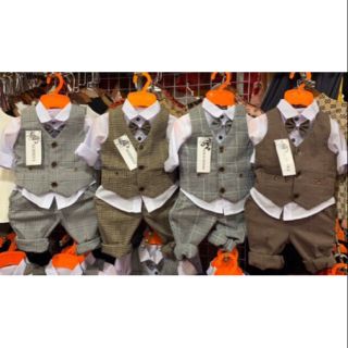 Bộ công tử sơ mi rời cho bé trai 9-23kg