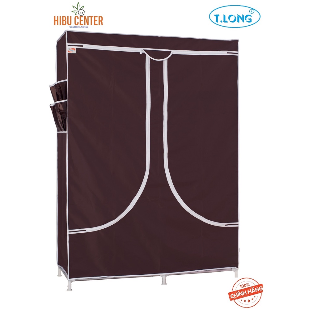 Tủ Vải Polyester Cao Cấp THANH LONG TPO03 | Kích Thước : 118 x 45 x 160 (cm) | Có Thể Giặt Sấy | Hibucenter