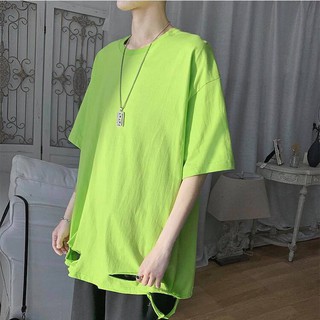 ÁO THUN RÁCH TRƠN 3 MÀU (form unisex)