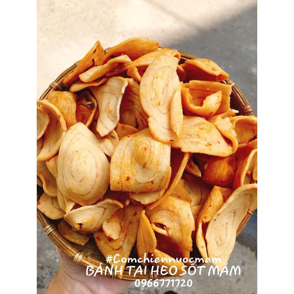 100 GRAM BÁNH TAI HEO SỐT MẮM GHIỀN ĂN VẶT