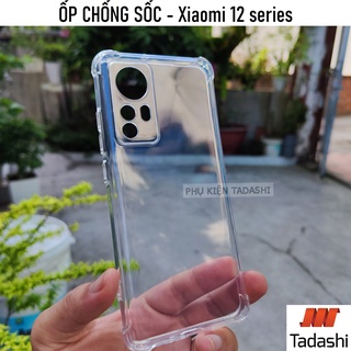Ốp Lưng Chống Sốc Xiaomi 12/ 12X/ 12S, Xiaomi 12 Pro/12S Pro, 12T/ 12T Pro/ 12 Lite 5G/ 13 Lite Trong Suốt Bảo Vệ Camera
