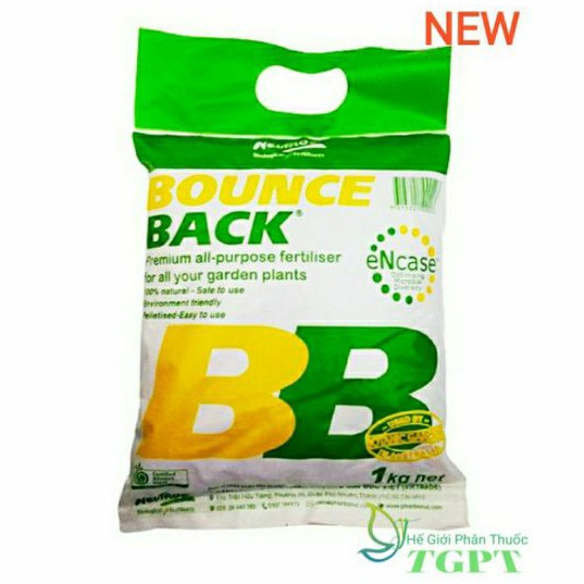 Phân Bón Dạng Viên Đậm Đặc BOUNCE BACK - Phân Hữu Cơ BB - 1kg