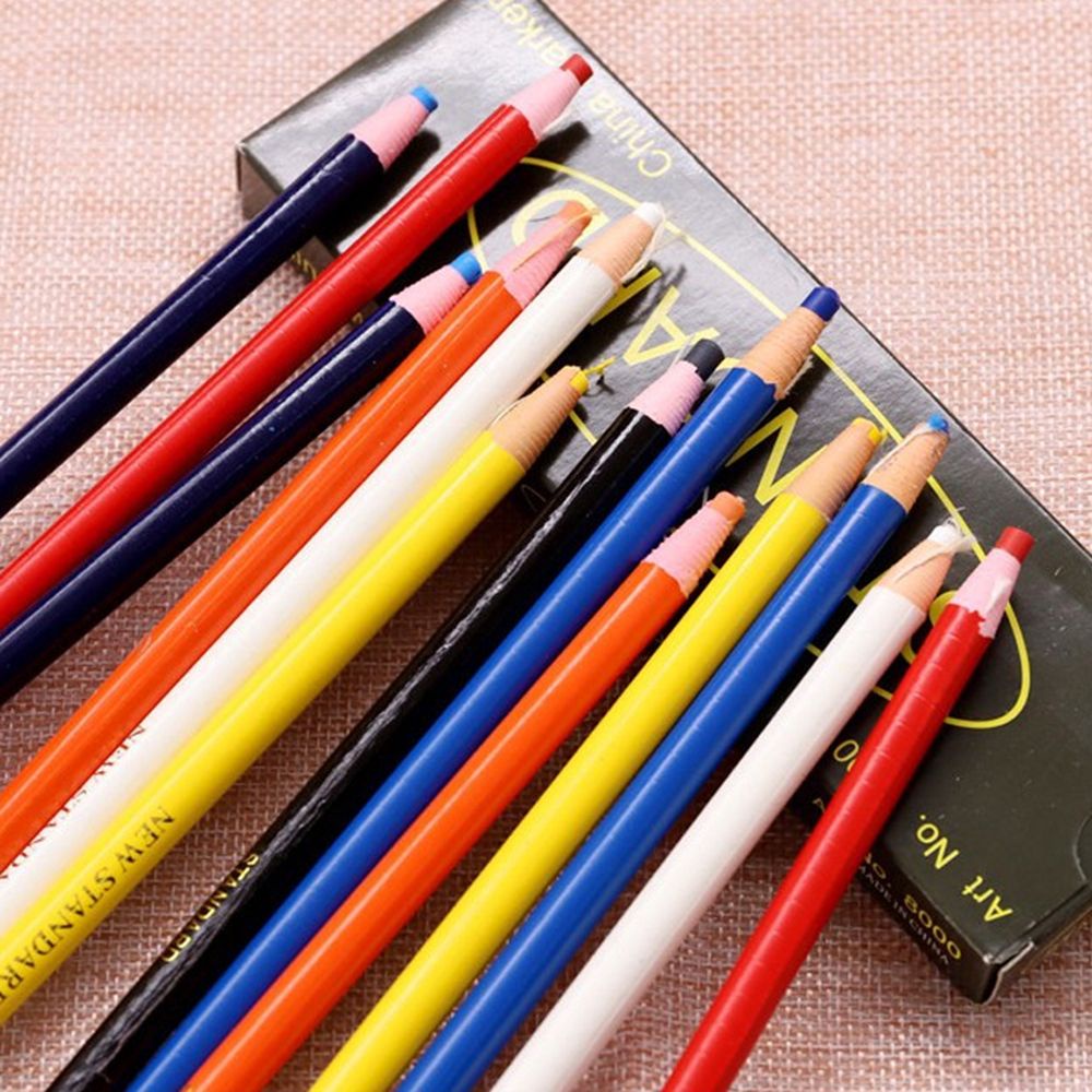 Bút sáp nhiều màu sắc dùng để vẽ trên vải da dành cho thợ may