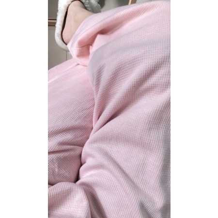 Quần ngủ, quần mặc nhà nữ dáng suông thun cotton - tone pastel hi@ashe.room | BigBuy360 - bigbuy360.vn