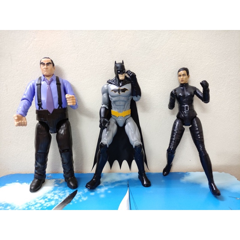 Bộ 3 mô hình Batman cao 30 cm có khớp cử động tay chân và đầu của Spin master