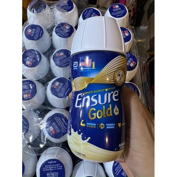 SỮA NƯỚC ENSURE GOLD VANILLA 220ml x 24 Chai