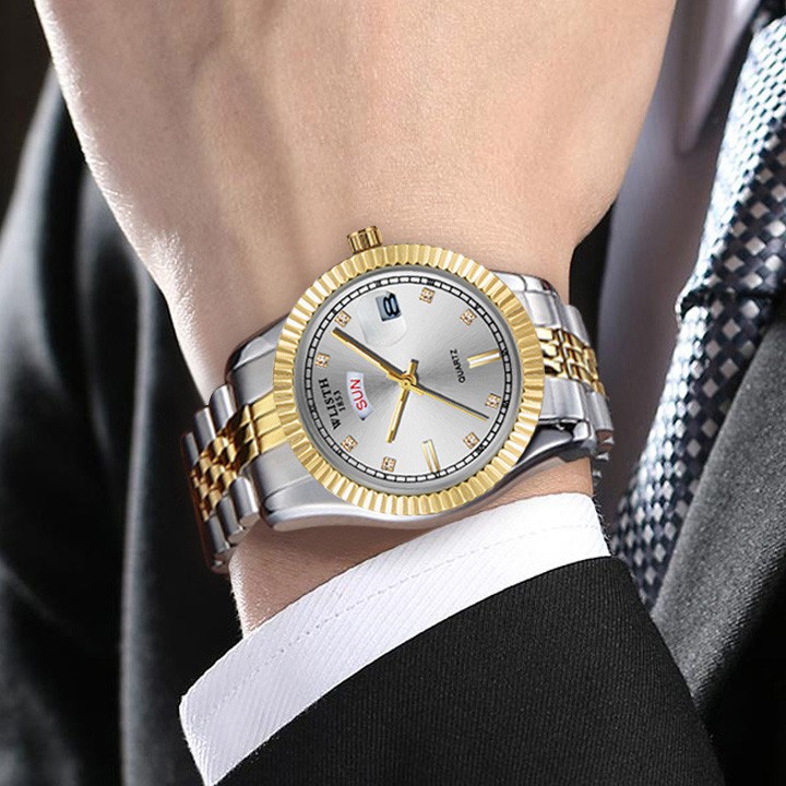 Đồng hồ 💝 Free ship 💝 Giảm 20k khi áp mã [TUIXHN] Đồng Hồ Nam Máy Nhật Dây Thép Không Gỉ WILSTH - DH06 | BigBuy360 - bigbuy360.vn