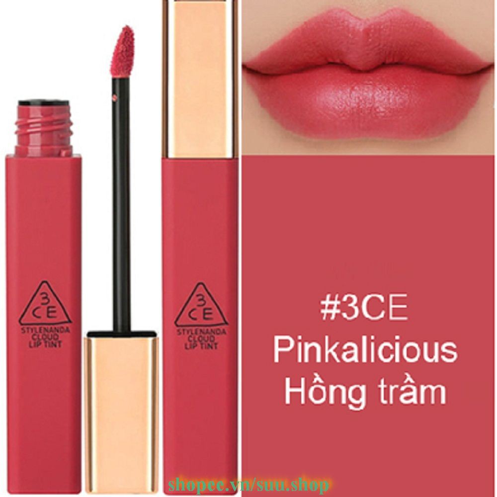 Son Kem 3Ce Velvet Lip Tint Pinkalicious, suu.shop Cam Kết 100% Chính Hãng.