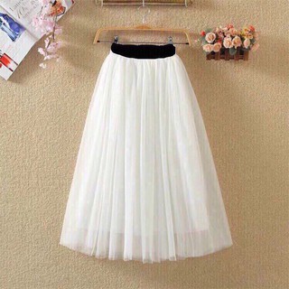 CHÂN VÁY LƯỚI 2 LỚP