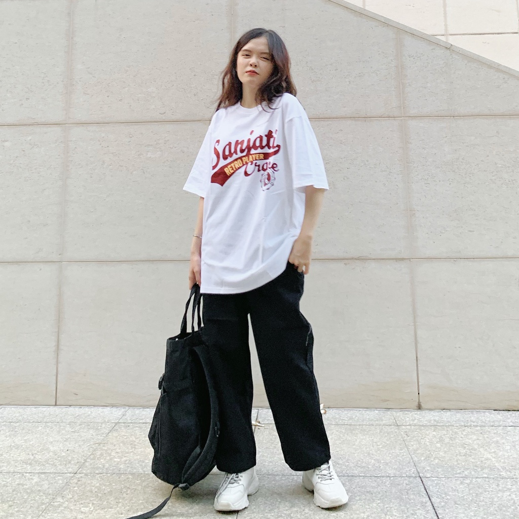 Áo Thun Tay Lỡ SANI Cotton 100% Form Rộng Nam Nữ Unisex