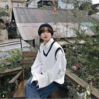 Áo GILE Trắng Basic White UNISEX 1hitshop