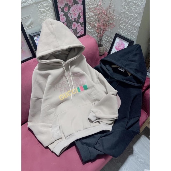 Áo nỉ hoodies mũ 2 lớp in chữ