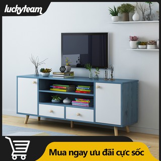 Kệ Tv phong cách Bắc Âu kệ TV bàn trà phòng khách hiện đại đơn giản nhiều không gian cất trữ màu sắc thanh lịch FU141