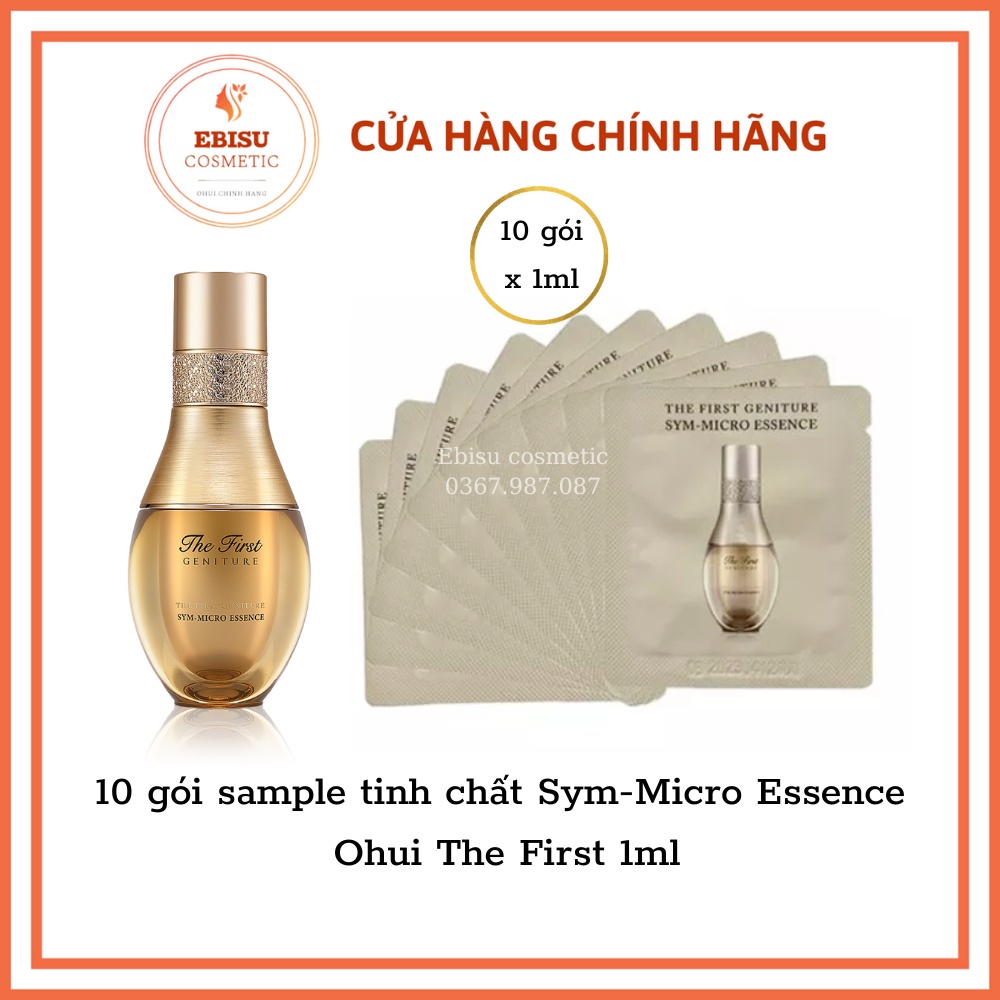 10 gói sample tinh chất Sym-Micro Essence Ohui The First 1ml
