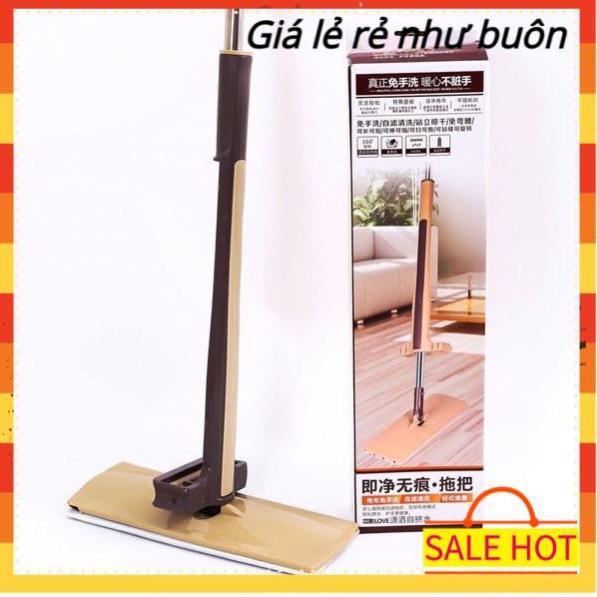 Chổi lau nhà tự vắt thông minh tặng kèm 1 thảm lau sale siêu hot