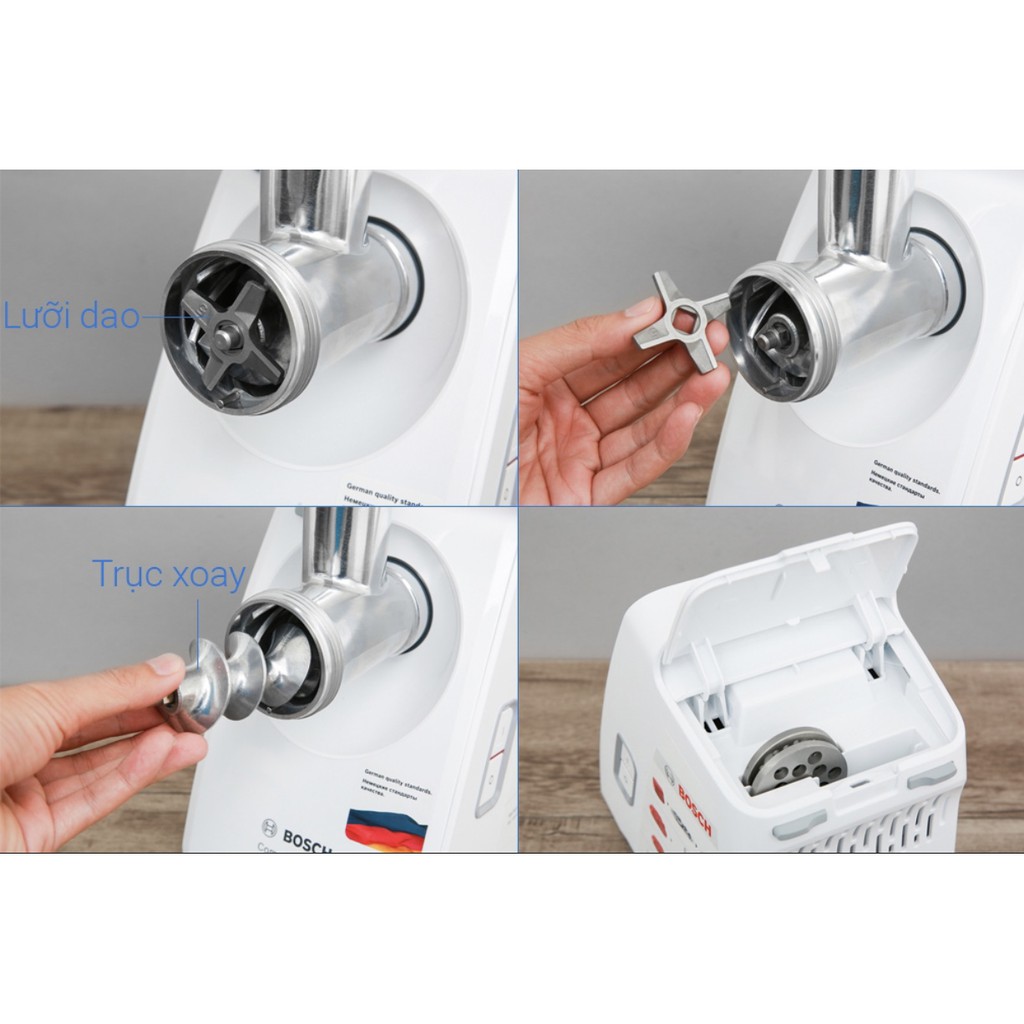 [Mã 44ELSALE1 giảm 5% đơn 3TR] Máy xay thịt Bosch MFW3520W