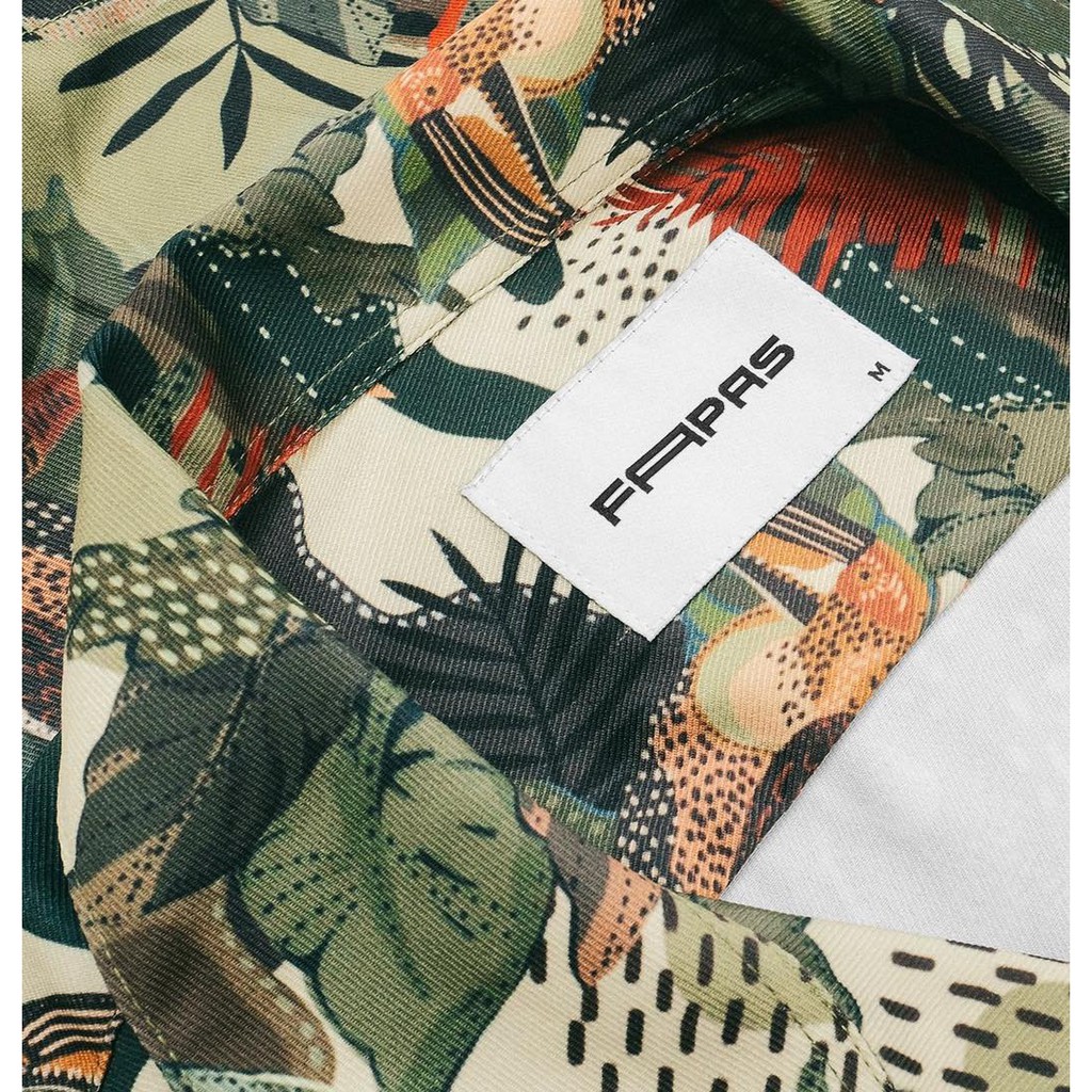 SƠ MI FAPAS TAY NGẮN CỔ VEST XANH RỪNG | BigBuy360 - bigbuy360.vn