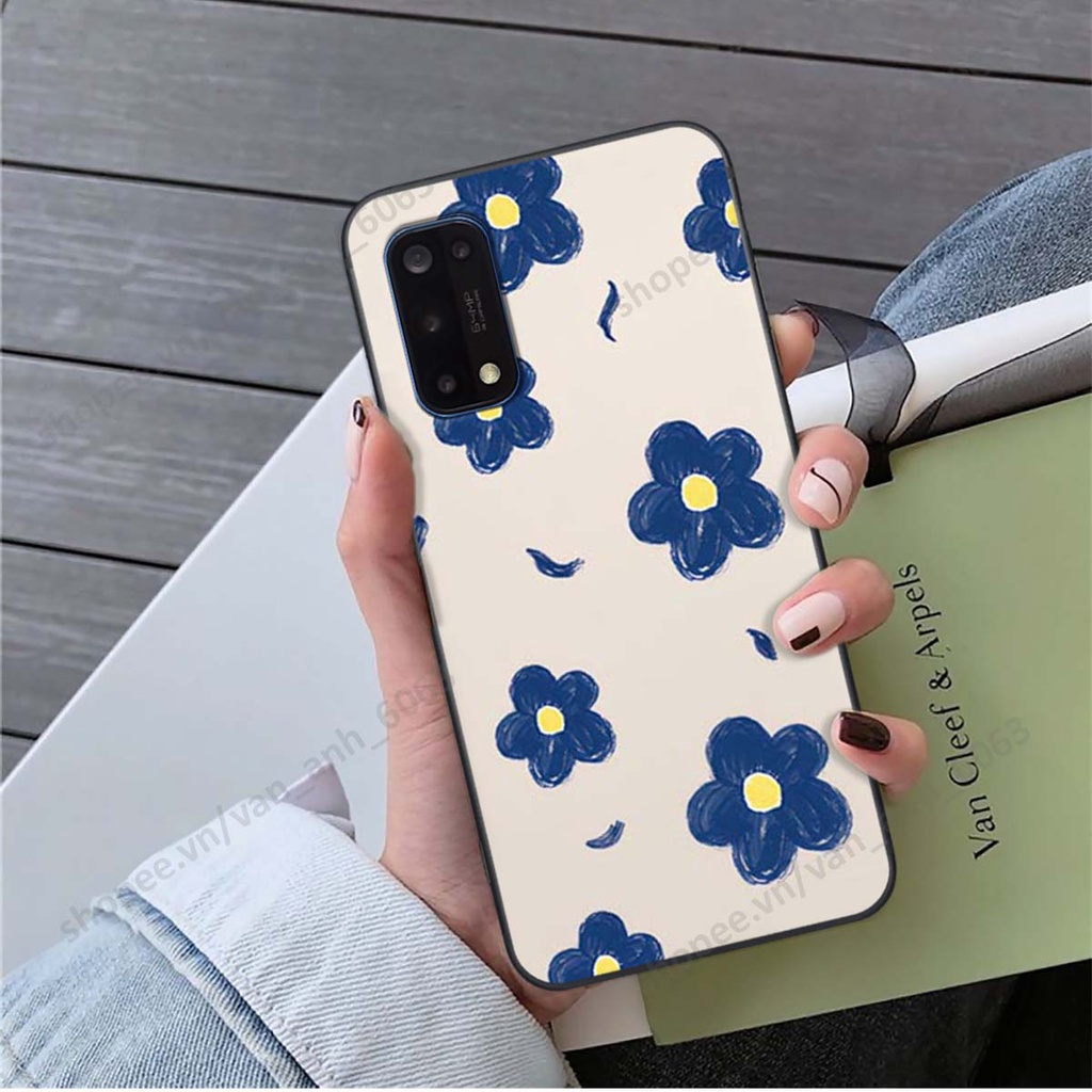 Ốp lưng Realme 7 / 7 Pro in hình hoa, gấu rich bear nghệ thuật, thời trang