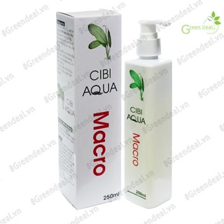CIBI AQUA - Macro (Chai 250 ml) | Phân nước đa lượng cho cây thủy sinh