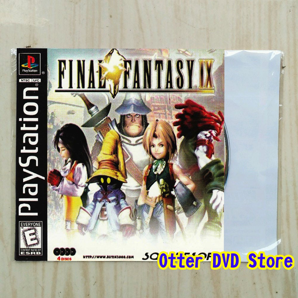 Đĩa Cd Chơi Game Ps1 Ps1 Final Fantasy 9 Final Fantasy Ix (4 Đĩa)