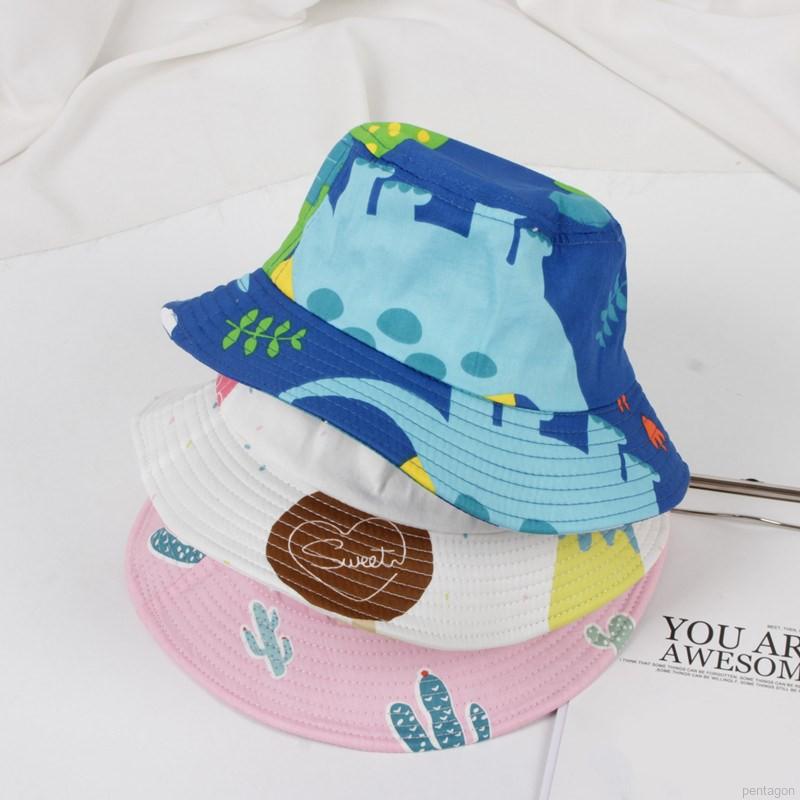 Nón Bucket Hoạ Tiết Cây Xương Rồng Đáng Yêu Cho Bé