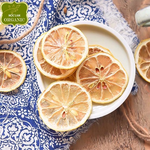 Chanh vàng thát lát sấy khô cao cấp nguyên miếng Mộc Lam Túi zíp 100g