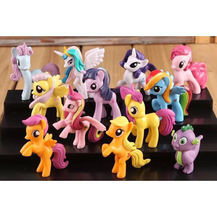 [sỉ ib] Bộ 12 Con Ngựa Pony 7cm