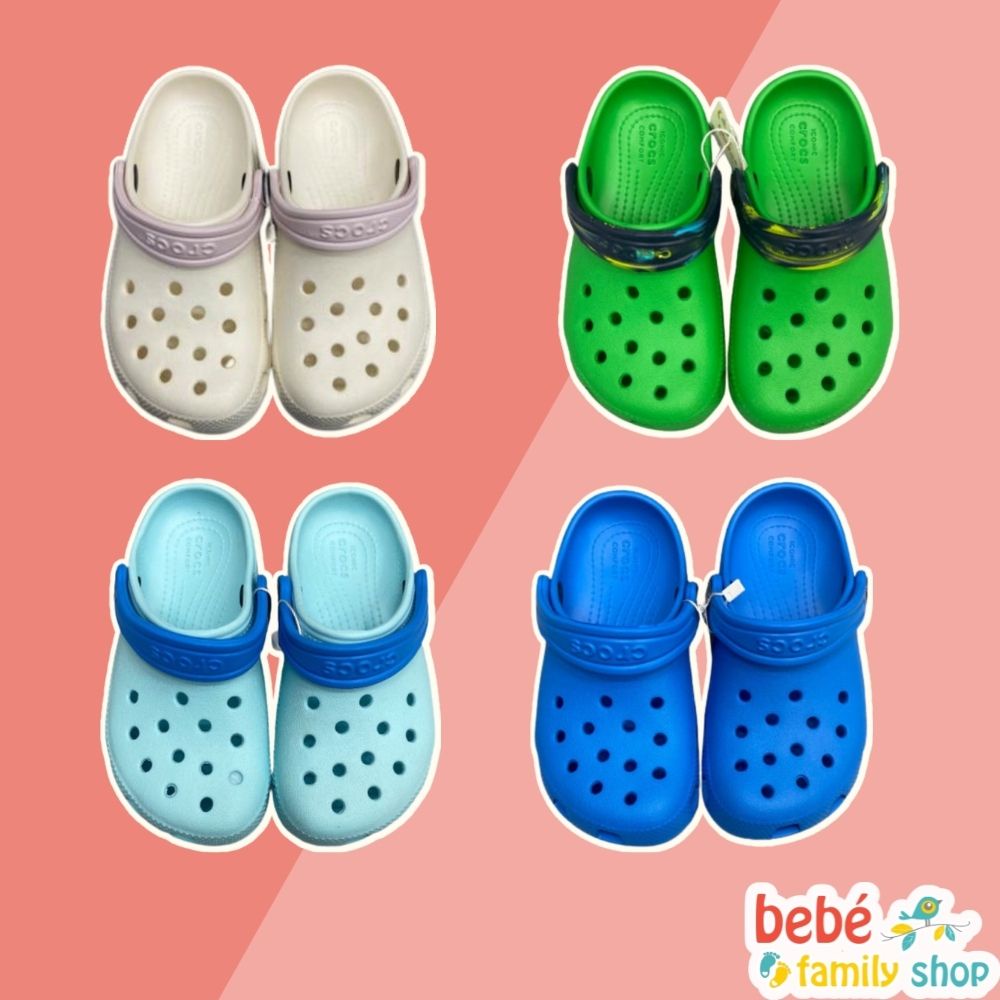 Dép sục Cross Classic cho trẻ em size C12 C13 J1 J2  - DEP