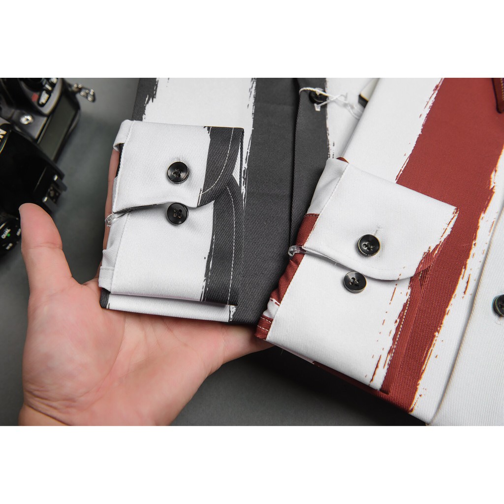 Áo sơmi nam dài tay kẻ sọc | BigBuy360 - bigbuy360.vn