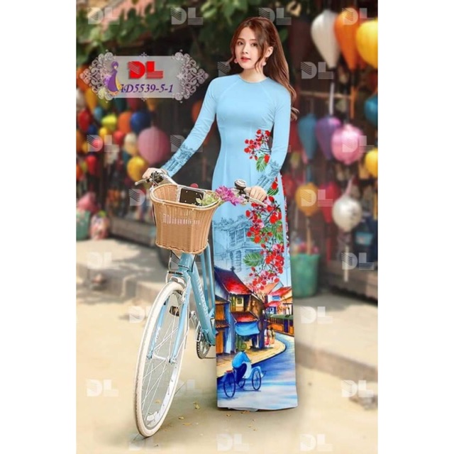 Vải ái dài in hoa Phượng