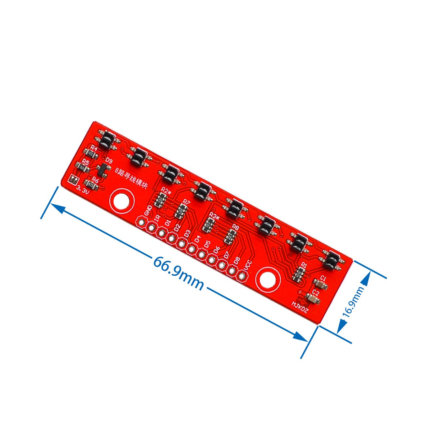 Mô Đun Cảm Biến Hồng Ngoại 8 Kênh 8 Kênh Cho Arduino