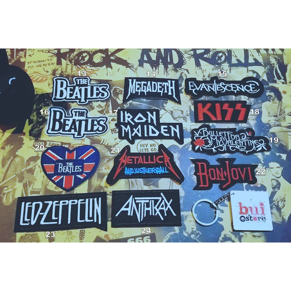 Patches / Sticker ủi, là lên quần áo, balo, mũ nón