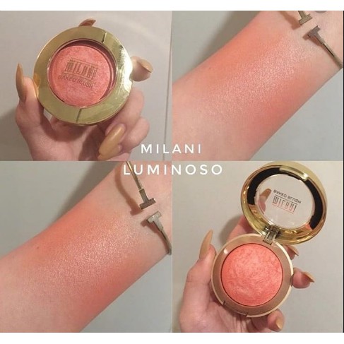 Milani - Phấn Má Hồng Dạng Nhũ Milani Baked Powder Blush 3,5g