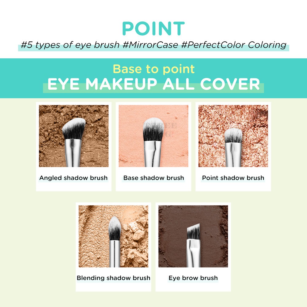 Bộ 5 Cọ Trang Điểm Mắt | BigBuy360 - bigbuy360.vn