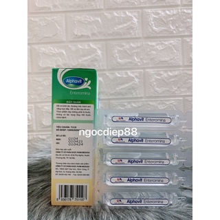 Alphavit men enteromina hộp 20 ống date mới