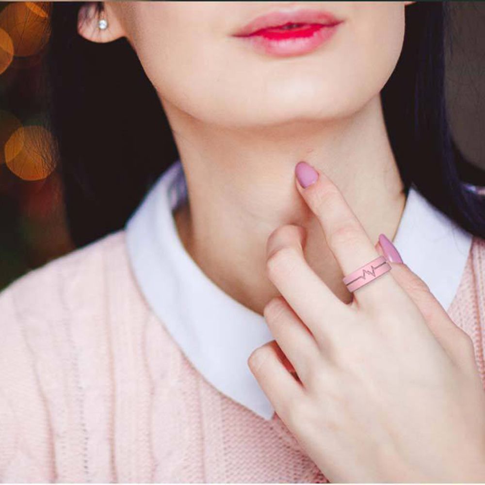 Nhẫn silicon phát sáng trong đêm thời trang cho nam nữ