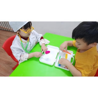 bộ trang phục bác sĩ cho bé (áo và mũ)