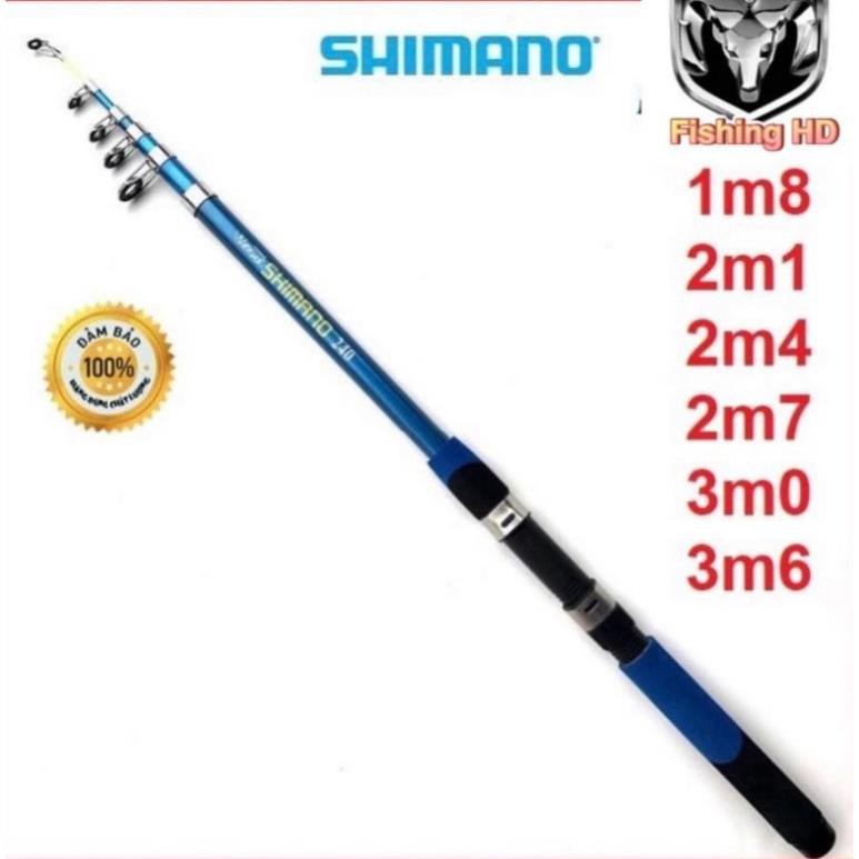 Cần Câu Cá Rút Gọn Shimano 1m8 -  3m6 siêu khỏe CC24 đồ câu FISHING_HD