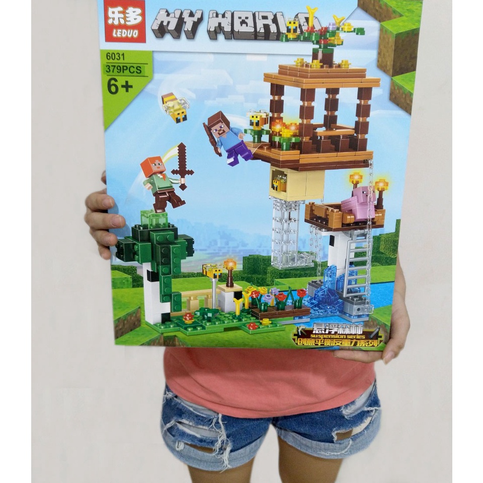 Đồ chơi cho bé mô hình lắp ráp Minecraft My World , Rồng Ender vơi hơn 450 chi tiết nhựa ABS cao cấp