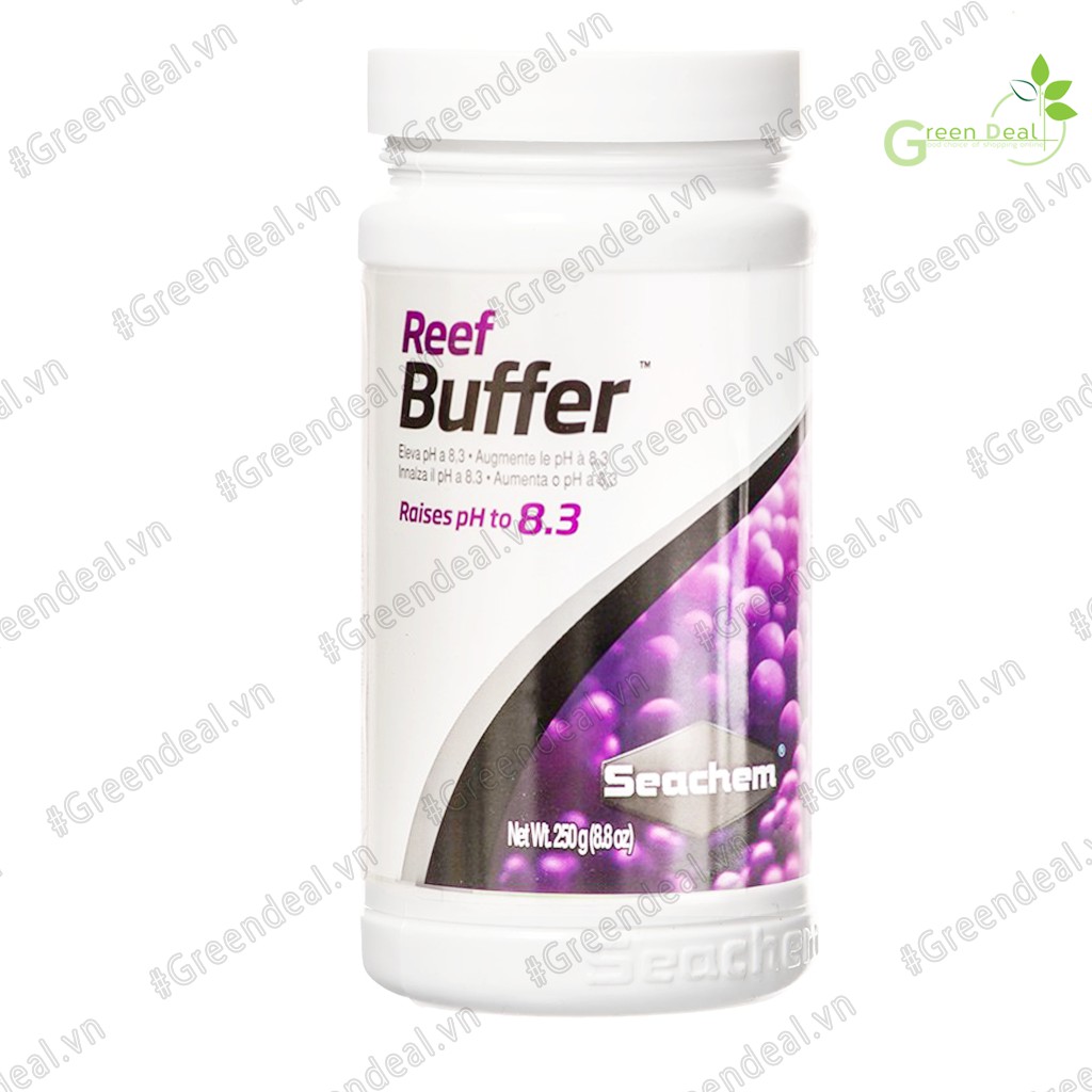 SEACHEM - Reef Buffer (Hộp 250 gram) | Chất đệm ổn định pH 8.3 dùng cho hồ san hô cá biển