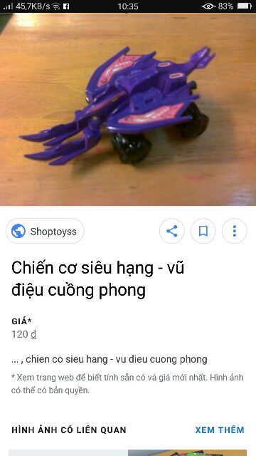 Đồ chơi chiến cơ siêu hạng