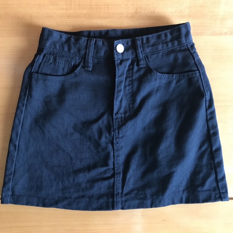 Chân váy jeans đen sz S