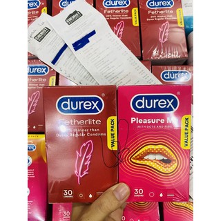 Bao cao su Durex Úc 30c