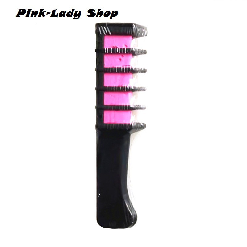 Lược Nhuộm Tóc Màu Hồng Đổi Mầu Tóc Tạm Thời 14g/Chiếc