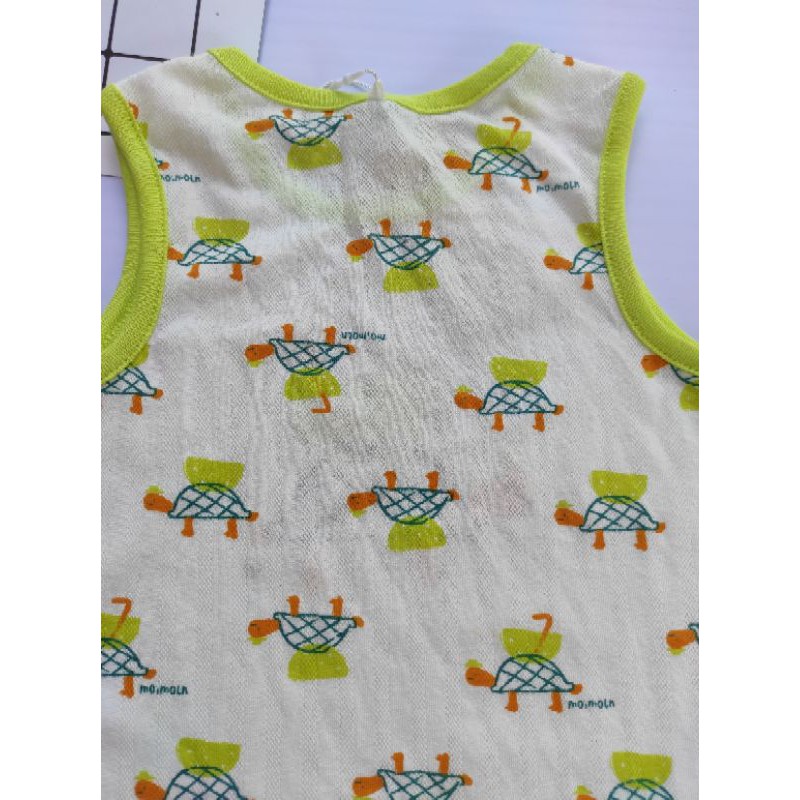 Bộ ba lỗ Moimoln xuất Hàn dư xịn organic mỏng mát cho bé